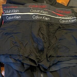 Calvin Klein Black Boxer Briefs with Red Accents 8 pairs!!!! For 50$$$$